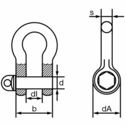 FÖRCH Schäkel, Hochfest, Gerade Form, Feuerverzinkt Gewindedurchmesser 14 Mm Nenndurchmesser 0,44 Mm Innendurchmesser 18 Mm 5 FÖRCH Schäkel, Hochfest, Gerade Form, Feuerverzinkt Gewindedurchmesser 14 Mm Nenndurchmesser 0,44 Mm Innendurchmesser 18 Mm -Seilwinden Sales 31298730 2