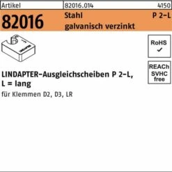 Lindapter Ausgleichscheibe R 82016 GTW 40 P2 M 12 / 12,0 Stahl Galvanisch Verzinkt