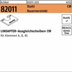 Lindapter Ausgleichscheibe R 82011 CW M 12 / 2,5 Stahl Feuerverzinkt
