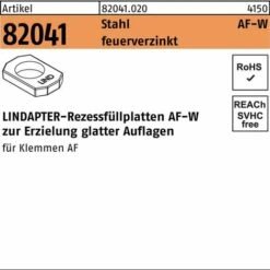 Lindapter Rezessfüllplatte R 82041 AFW M 24 Stahl Feuerverzinkt