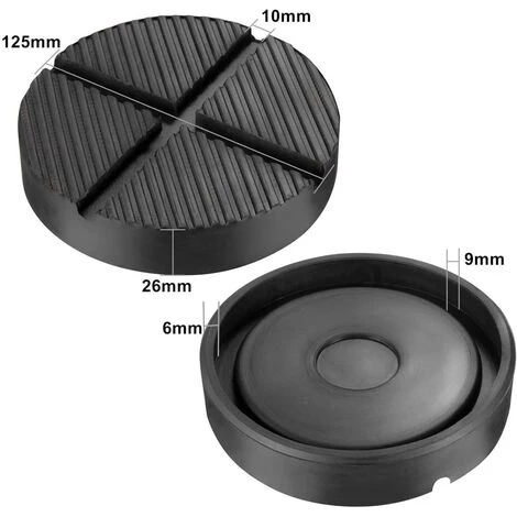DEVENIRRICHE Wagenheber Gummiauflage Mit Speziellen Fasern Für Rangierwagenheber-Universal Gummiauflage Wagenheber 5 DEVENIRRICHE Wagenheber Gummiauflage Mit Speziellen Fasern Für Rangierwagenheber-Universal Gummiauflage Wagenheber – Bild 3