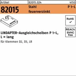 Lindapter Ausgleichscheibe R 82015 GTW 40 P1 M 24 / 12,0 Stahl Feuerverzinkt