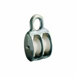 POSAMO PÖSAMO Blockrolle Doppelt GalZn Für Seil-Ø B. 8,0 Mm