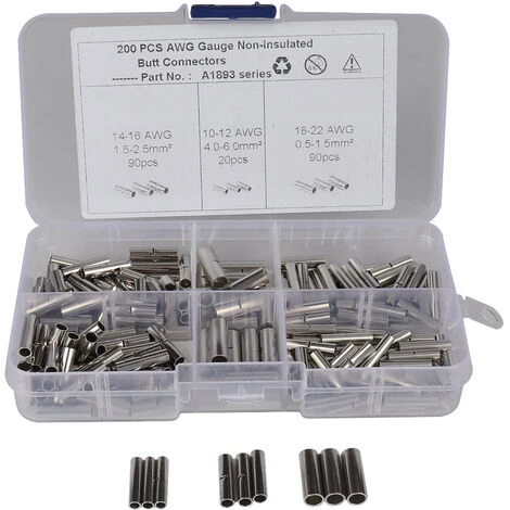 THSINDE Kaltgepresste Kabelschuhe, Schwer Entflammbare Kabelschuhe, Rundes Messingmaterial 200 Stück Vorisolierte Kaltgepresste Kabelschuhe Für Die Industrie. 6 THSINDE Kaltgepresste Kabelschuhe, Schwer Entflammbare Kabelschuhe, Rundes Messingmaterial 200 Stück Vorisolierte Kaltgepresste Kabelschuhe Für Die Industrie. – Bild 4