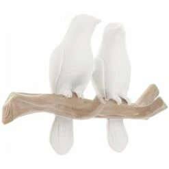 BetterLife Patera, Designvogel Auf Baum Hafen Hut Heißhaken Wand Heiße Paterère Dekorativ-2 Vögel