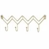 BetterLife Nordic Gold Wave Shaped Haken, Kreative Hausmauer Hinter Der Tür, Mantelagerhaken, Hut Und Schal