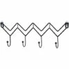 BetterLife Nordic Minimalist Black Wave Haken, Kreative Hausmauer Hinter Der Tür, Mantelagerhaken, Hut Und Schal -Seilwinden Sales 36576672 1