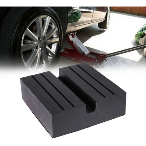 HAPPYSHOPPING Jack Rubber Pad 4er Pack Universal Car Square Schwarz Anti-Rutsch-Schienenadapter Jack Guard Pad Adapter Fahrzeugreparaturwerkzeug Für Autohebebühne,4 PACKUNG 4 HAPPYSHOPPING Jack Rubber Pad 4er Pack Universal Car Square Schwarz Anti-Rutsch-Schienenadapter Jack Guard Pad Adapter Fahrzeugreparaturwerkzeug Für Autohebebühne,4 PACKUNG – Bild 2