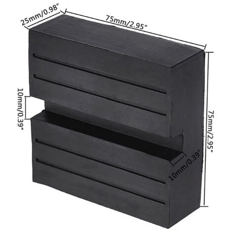 HAPPYSHOPPING Jack Rubber Pad 4er Pack Universal Car Square Schwarz Anti-Rutsch-Schienenadapter Jack Guard Pad Adapter Fahrzeugreparaturwerkzeug Für Autohebebühne,4 PACKUNG 7 HAPPYSHOPPING Jack Rubber Pad 4er Pack Universal Car Square Schwarz Anti-Rutsch-Schienenadapter Jack Guard Pad Adapter Fahrzeugreparaturwerkzeug Für Autohebebühne,4 PACKUNG – Bild 5