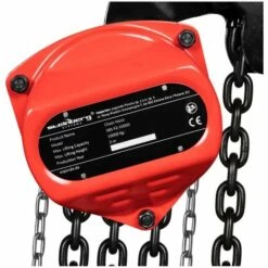 STEINBERG Kettenzug Kette Flaschenzug Kettenflaschenzug Hebezug 10 T 10000 Kg Kette 3 M -Seilwinden Sales 37274502 3
