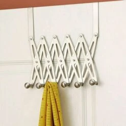 BETTERLIFE Edelstahl Türhaken Türmantel Für Türklapper Teleskop-Türhaken Mit 6 Haken Für Wohnzimmer Badezimmer Schlafzimmer Kleiderschrank (Silber) 9 BETTERLIFE Edelstahl Türhaken Türmantel Für Türklapper Teleskop-Türhaken Mit 6 Haken Für Wohnzimmer Badezimmer Schlafzimmer Kleiderschrank (Silber) -Seilwinden Sales 38600795 3