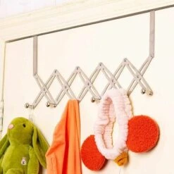BETTERLIFE Edelstahl Türhaken Türmantel Für Türklapper Teleskop-Türhaken Mit 6 Haken Für Wohnzimmer Badezimmer Schlafzimmer Kleiderschrank (Silber) 10 BETTERLIFE Edelstahl Türhaken Türmantel Für Türklapper Teleskop-Türhaken Mit 6 Haken Für Wohnzimmer Badezimmer Schlafzimmer Kleiderschrank (Silber) -Seilwinden Sales 38600795 4