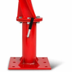 EBERTH 450 Kg Hydraulischer Pick-Up Kran (Lasthaken, Kette, Hubhöhe 1900 Mm, 360° Schwenkfunktion, Seilwinde, Zusammenklappbar) Ladekran Hebekran Schwenkkran -Seilwinden Sales 3909908 5