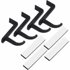 BRIDAY Kopfhörerhalter Headset Aufhänger Hakenhalterung Für Zuhause Und Büro 2 PCS, Schwarz -Seilwinden Sales 39925796 3