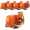 5x Profi Ratschen Spanngurt Zurrgurt 2-tlg 10m 4t 4to 4000kg TÜV/GS ORANGE