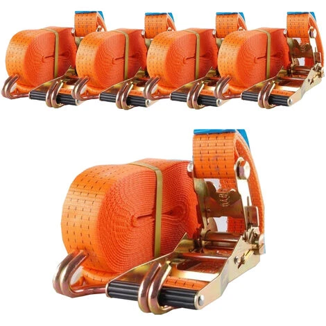 5x Profi Ratschen Spanngurt Zurrgurt 2-tlg 10m 4t 4to 4000kg TÜV/GS ORANGE 3 5x Profi Ratschen Spanngurt Zurrgurt 2-tlg 10m 4t 4to 4000kg TÜV/GS ORANGE