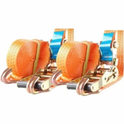2x Profi Ratschen Spanngurt Spanngurte Zurrgurt 2-tlg 6m 3t 3to 3000kg TÜV/GS ORANGE