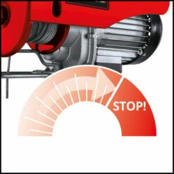 Einhell Seilhebezug TC-EH 500 Tragkraft 500 Kg 230 V 1000 W Hubhöhe 11,5 M 12 M Drahtseil -Seilwinden Sales 40902355 3