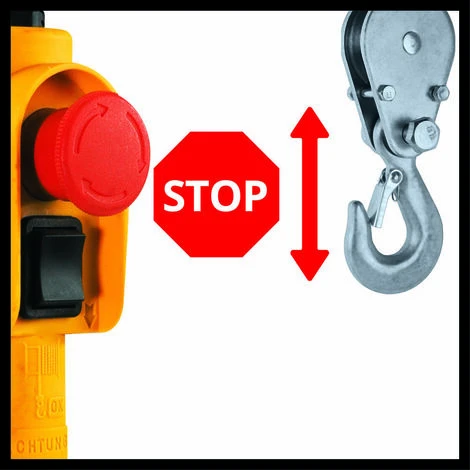 Einhell Seilhebezug TC-EH 600 1050autom. Bremse Inkl. Sicherheitsbügel Am Lasthaken 4 Einhell Seilhebezug TC-EH 600 1050autom. Bremse Inkl. Sicherheitsbügel Am Lasthaken – Bild 2