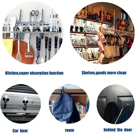 ILoveMilan 12LB Magnethaken, Packung Mit 12 Magnethaken Neodym-Magnet 7 ILoveMilan 12LB Magnethaken, Packung Mit 12 Magnethaken Neodym-Magnet – Bild 5