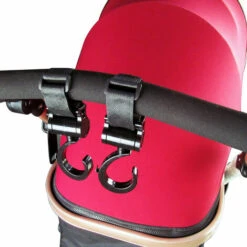 TRIOMPHE Kinderwagen-Haken, Kinderwagen-Aufhängehaken, Passend Für Allgemeine Kinderwagen, Baby-Kinderwagen-Clip-Zubehör (2 Stück, Schwarz) -Seilwinden Sales 41672948 4