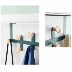 TRIOMPHE Kraftvoller Haken Kraftvoller Mantel Ohne Stanzhaken Kraftvolle Kleiderablage Ohne Perforation Funktion Für Schranktür, Türtür (ohne Markenclip), Kleiderhaken Und Hut Hinter Dem Bad -Seilwinden Sales 41673174 3