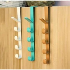 TRIOMPHE Keine Nagelhaken Hinter Der Tür Tür Tür Nahtloser Kleiderhaken Wandhaken Türtaschenhaken (lang)