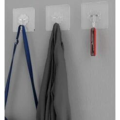 TRIOMPHE 5pcs Transparente Starke Selbstklebende Tür Hängende Türhänger Saughaken Schwere Küche Badezimmer Wind Saugnapf 11 TRIOMPHE 5pcs Transparente Starke Selbstklebende Tür Hängende Türhänger Saughaken Schwere Küche Badezimmer Wind Saugnapf -Seilwinden Sales 41675662 5