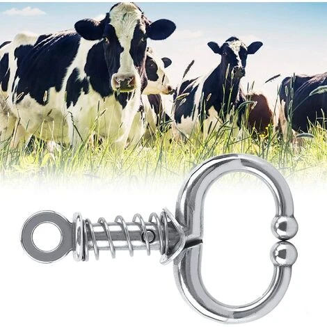 TRIOMPHE Nasenring, Edelstahl Bull Cow Rinder Rinder Nasenring Zuchtzubehör Nasenbügel Nasenringe Hoop (Nadelzange) 4 TRIOMPHE Nasenring, Edelstahl Bull Cow Rinder Rinder Nasenring Zuchtzubehör Nasenbügel Nasenringe Hoop (Nadelzange) – Bild 2