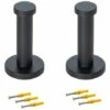TRIOMPHE 2 Schwarze Runde Wandhaken, 50 Mm Verdeckte Kleiderhaken Geeignet Für Die Installation In Küche, Bad, Arbeitszimmer Und Schlafzimmer Zum Aufhängen Von Gegenständen 1 TRIOMPHE 2 Schwarze Runde Wandhaken, 50 Mm Verdeckte Kleiderhaken Geeignet Für Die Installation In Küche, Bad, Arbeitszimmer Und Schlafzimmer Zum Aufhängen Von Gegenständen -Seilwinden Sales 41678840 1