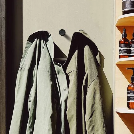 TRIOMPHE 2 Schwarze Runde Wandhaken, 50 Mm Verdeckte Kleiderhaken Geeignet Für Die Installation In Küche, Bad, Arbeitszimmer Und Schlafzimmer Zum Aufhängen Von Gegenständen 6 TRIOMPHE 2 Schwarze Runde Wandhaken, 50 Mm Verdeckte Kleiderhaken Geeignet Für Die Installation In Küche, Bad, Arbeitszimmer Und Schlafzimmer Zum Aufhängen Von Gegenständen – Bild 4