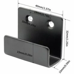 TRIOMPHE TRIP Edelstahl Haken Für Keramikfliesen Wandmontage, 10 Stück Heavy Duty Halterung 20 Schrauben Zum Aufhängen In Bad Und Küche (Schwarz) -Seilwinden Sales 41678965 4