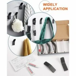 TRIOMPHE Schwere Selbstklebende Haken - Geschirrtuchhaken 5er-Pack Nagelstick-Stick Auf Haken, Rostfreie Badezimmerhaken, Wandhaken, Abnehmbar, Kein Bohren, Wiederverwendbare Kleiderhaken, Küchenhaken Für Das Schlafzimmer An Der Wand (gold) -Seilwinden Sales 41679817 4