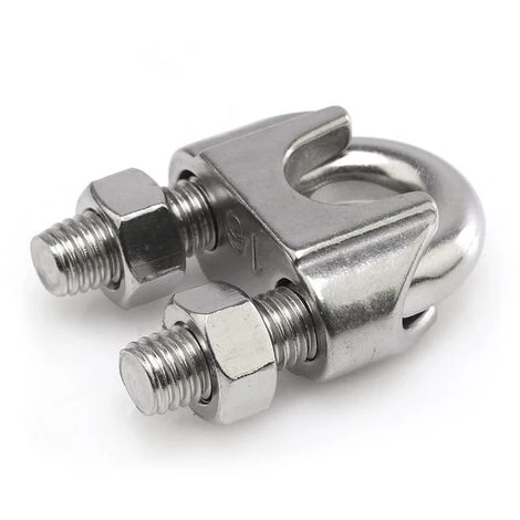 TRIOMPHE MIGE 304 DRAHTKORREKTUR-CLIP SOLLIER EDELSTAHL KABEL U-BOLZEN U (20 Stück) 6 TRIOMPHE MIGE 304 DRAHTKORREKTUR-CLIP SOLLIER EDELSTAHL KABEL U-BOLZEN U (20 Stück) – Bild 4