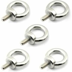 TRIOMPHE Ringschraube M8 / 0,32 Edelstahl Außengewindeschrauben Marine Gewichtheberschrauben 5 Stück -Seilwinden Sales 41681567 2