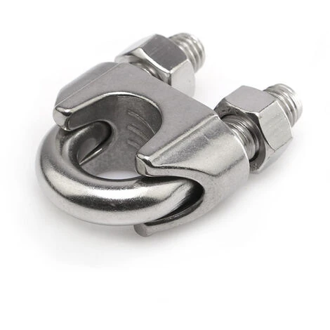 TRIOMPHE M4 Drahtseilklemme 304 Edelstahlkabel U-Bolzen Kabine (20 Stück) 4 TRIOMPHE M4 Drahtseilklemme 304 Edelstahlkabel U-Bolzen Kabine (20 Stück) – Bild 2