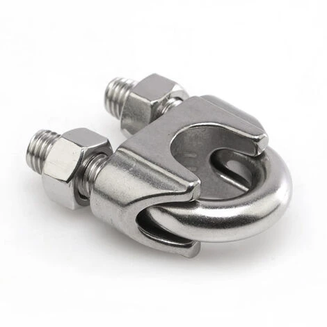 TRIOMPHE M4 Drahtseilklemme 304 Edelstahlkabel U-Bolzen Kabine (20 Stück) 5 TRIOMPHE M4 Drahtseilklemme 304 Edelstahlkabel U-Bolzen Kabine (20 Stück) – Bild 3