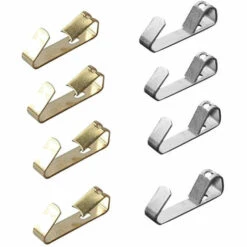 TRIOMPHE 100 Stück Bilderhaken Mit Nägeln, 50LBBS Edelstahl Bildaufhänger Haken Auf Holz Trockenbau Zum Aufhängen Foto Bilderuhr Wohnkultur (Gold, Silber) 11 TRIOMPHE 100 Stück Bilderhaken Mit Nägeln, 50LBBS Edelstahl Bildaufhänger Haken Auf Holz Trockenbau Zum Aufhängen Foto Bilderuhr Wohnkultur (Gold, Silber) -Seilwinden Sales 41681985 5