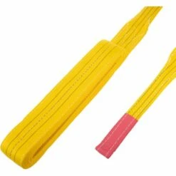 PrimeMatik - Gurtbandschlinge, Spanngurte 5m X 90mm 3000Kg Für Hebezeuge Und Kräne, Farbe Gelb -Seilwinden Sales 42496838 4