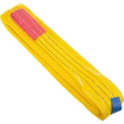 PrimeMatik - Gurtbandschlinge, Spanngurte 5m X 90mm 3000Kg Für Hebezeuge Und Kräne, Farbe Gelb -Seilwinden Sales 42496838 5
