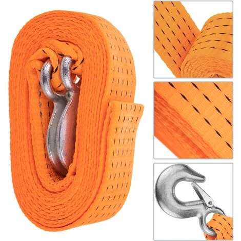 PrimeMatik - Spanngurte, Ratschengurte Mit Sicherheitshaken 6m X 50mm 5000Kg Zum Heben Und Schleppen, Farbe Orange 4 PrimeMatik - Spanngurte, Ratschengurte Mit Sicherheitshaken 6m X 50mm 5000Kg Zum Heben Und Schleppen, Farbe Orange – Bild 2