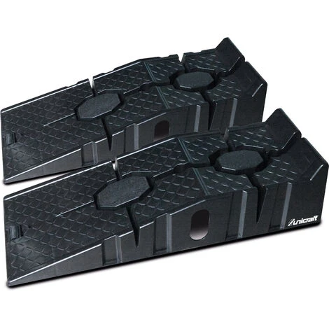 Unicraft Auffahrrampe KR 2500 (Ÿr PkW, Kunststoff, Platzsparend Stapelbar, Breit 3 Unicraft Auffahrrampe KR 2500 (Ÿr PkW, Kunststoff, Platzsparend Stapelbar, Breit