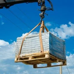 PrimeMatik - Gurtbandschlinge, Spanngurte 5 M X 180 Mm 6000 Kg Für Hebezeuge Und Kräne, Farbe Braun -Seilwinden Sales 42753936 3