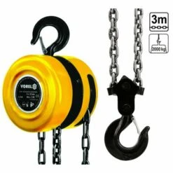VOREL Kettenzug Flaschenzug Hebezug 2 Tonnen 2000 Kg