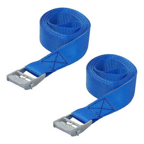 PROPLUS Spanngurt Blau Mit Schnellverschluss 2x2,5 Meter 5 PROPLUS Spanngurt Blau Mit Schnellverschluss 2x2,5 Meter – Bild 3