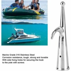 BRIDAY Bootshaken, Marine-Grad-Zubehör Innendurchmesser 316 Edelstahl Bootshaken Ersatz -Seilwinden Sales 45874953 5