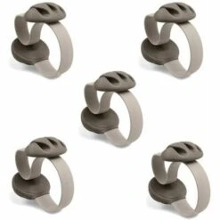 Kueatily Kabelbinder, 5 Stück Kabelhalter, Nicht Klebender Drahthalter, Kabelhalter Für Das Kabelmanagement Im Büro Und Zu Hause, Grauer Maus-Kabelhalter