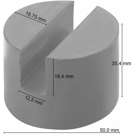 AREBOS Gummiauflage Wagenheber Gummiklotz Gummiblock Rangierwagenheber 50 X 35,4 Mm 7 AREBOS Gummiauflage Wagenheber Gummiklotz Gummiblock Rangierwagenheber 50 X 35,4 Mm – Bild 5