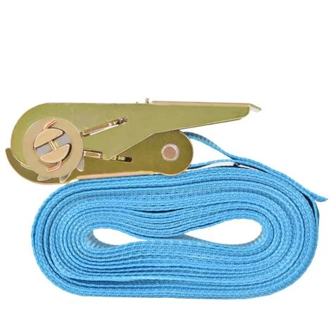 LONGZIMING Ratschen-Spanngurte 4 Stk. 0,8 Tonnen 6m×25mm Blau 6 LONGZIMING Ratschen-Spanngurte 4 Stk. 0,8 Tonnen 6m×25mm Blau – Bild 4