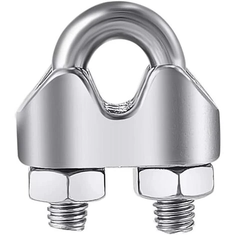 ECHOO 12 Stück Edelstahl-Seilklemme 3 Mm Verzinkt Metall-Seilklemme Bogenförmige Seilklemme Metallseil Edelstahl-Clips Bogenförmige Klemme Stahlseilklemme Zum Fixieren Von Kabeln Und Seilen 3 ECHOO 12 Stück Edelstahl-Seilklemme 3 Mm Verzinkt Metall-Seilklemme Bogenförmige Seilklemme Metallseil Edelstahl-Clips Bogenförmige Klemme Stahlseilklemme Zum Fixieren Von Kabeln Und Seilen